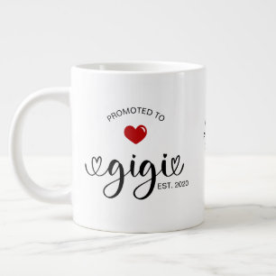 Gigi Established New Grandmother Gift Giant Coffee Mug