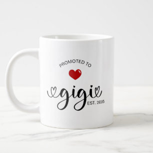 Gigi Established New Grandmother Gift Giant Coffee Mug