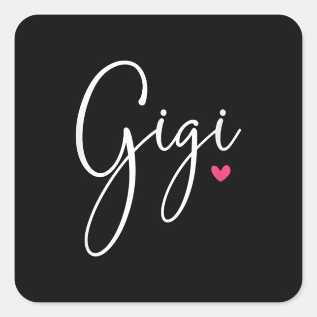 Gigi Gift Women Grandma Christmas Gifts Grandkids Square Sticker (Front)