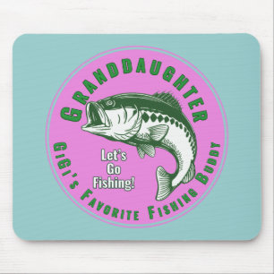 GIGI Granddaughter Is My Favorite Fishing Buddy Mouse Pad