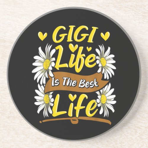 Gigi Life Is The Best Life Cute Gigi Mothers Day Coaster