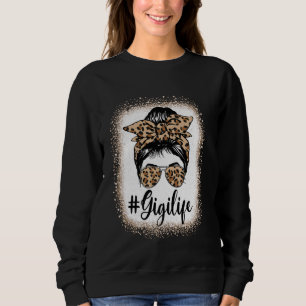 Gigi Life Women Messy Bun Grandma Grandmother Anno Sweatshirt