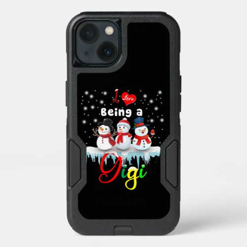 Gigi Lover  I Love Being A Gigi Christmas iPhone 13 Case