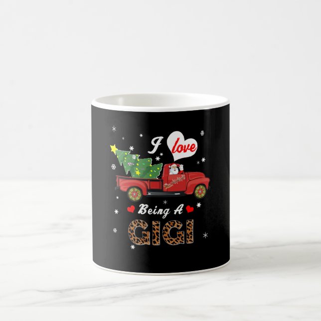 Gigi Lover | I Love Being A Gigi Christmas Tree Coffee Mug (Center)