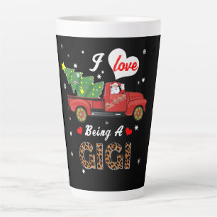 Gigi Lover I Love Being A Gigi Christmas Tree Latte Mug
