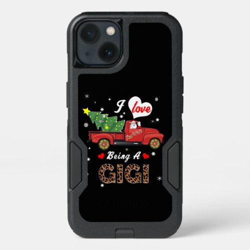 Gigi Lover  I Love Being A Gigi Christmas Tree iPhone 13 Case