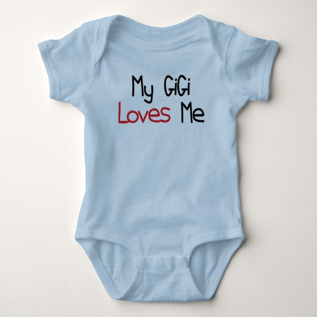 GiGi Loves Me Baby Bodysuit (Front)