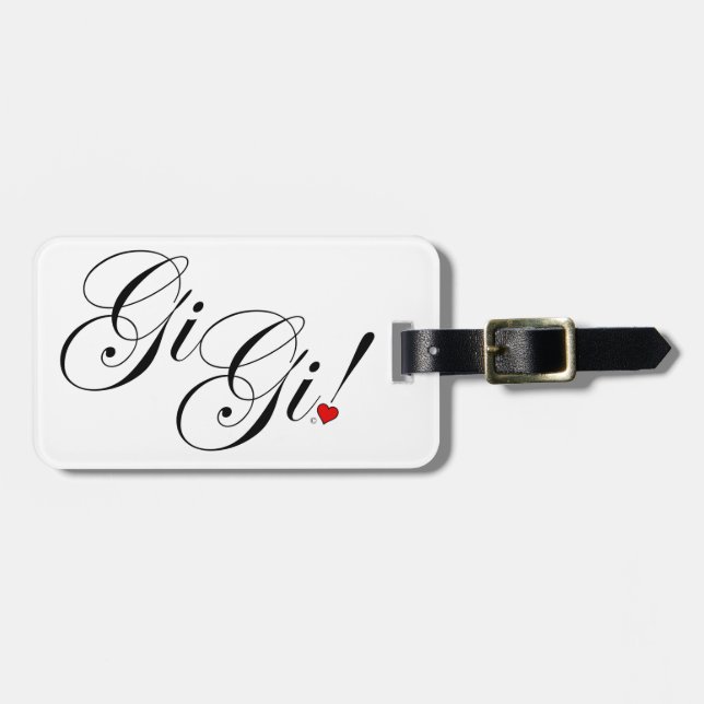 GiGi Luggage Tag (Front Horizontal)