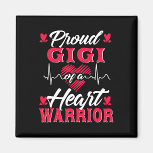 Gigi Of A Heart Warrior Chd Awareness Magnet