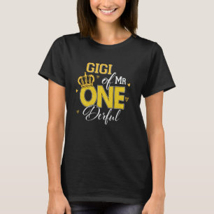GIGI Of Mr Onederful 1St Birthday One-Derful Match T-Shirt