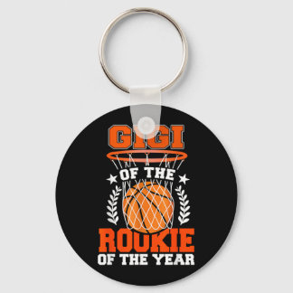 Gigi Of Rookie 1st Basball Bday Theme Matching Keychain