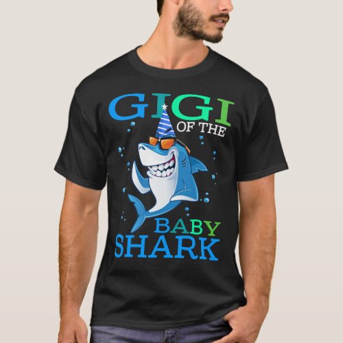 GIGI Of The Baby Shark Birthday Brother Shark Shir T_Shirt