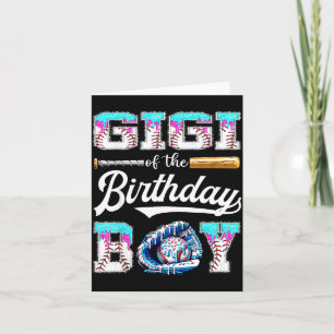 Gigi Of The Birthday Boy Baseball Ice Cream Drip M Card