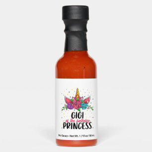 Gigi of the Birthday Girl Unicorn Bday Girl Party Hot Sauces