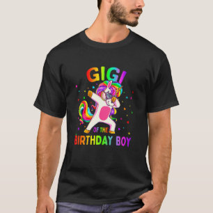 Gigi of the Birthday Party Boy Dabbing Unicorn T-Shirt