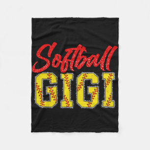 Gigi Retro Groovy Loud Proud Sport Game Catcher Fleece Blanket