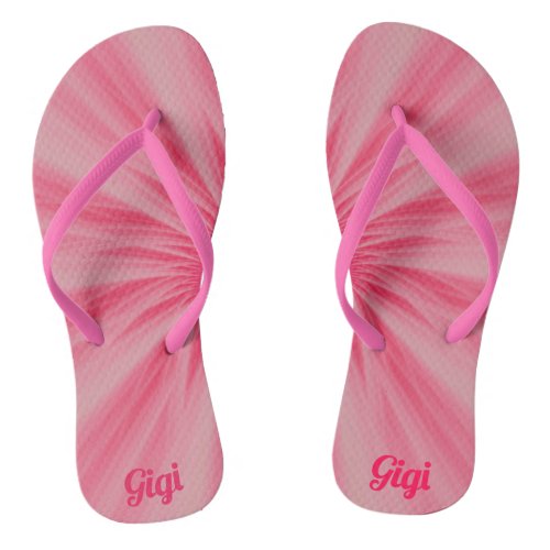 GIGI  Shades Pink Pastel Design  Original Flip Flops