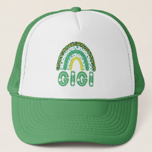 Gigi St Patricks Day Irish Grandmother Rainbow Trucker Hat