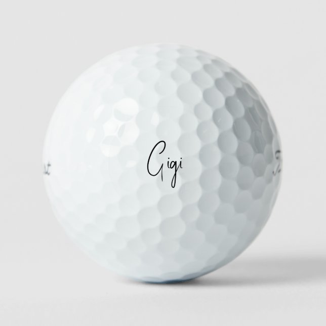 Gigi Titleist Pro V1 Golf Balls (Front)