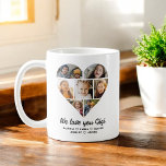 Gigi We Love you Hearts Modern Photo Collage Coffee Mug<br><div class="desc">The Gigi We Love You Hearts Modern Photo Collage gift that will warm her heart.</div>