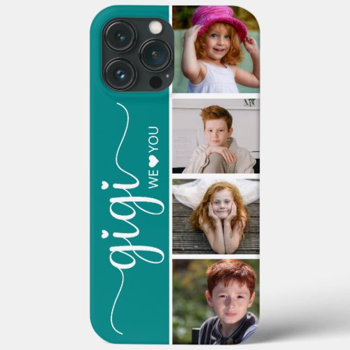 Gigi We Love You Photo iPhone 13 Pro Max Case