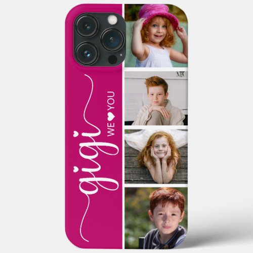 Gigi We Love You Photo iPhone 13 Pro Max Case