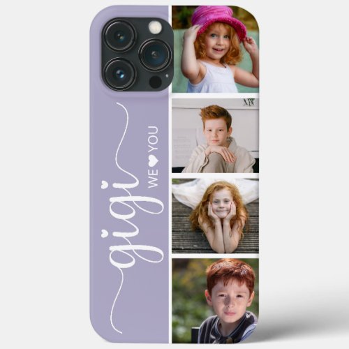 Gigi We Love You Photo iPhone 13 Pro Max Case