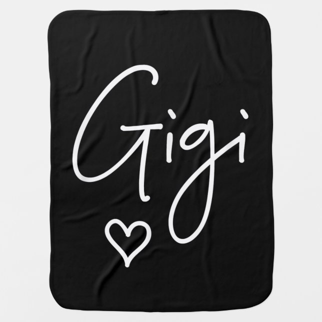 Gigi Women Christmas Gifts Grandma Baby Blanket (Front)