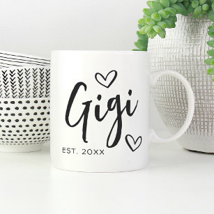 Gigi Year Established Grandma Coffee Mug