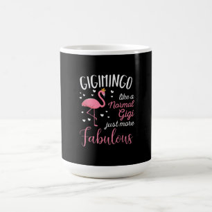 Gigimingo Pink Flamingo Gigi Funny Grandma Coffee Mug