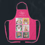 Gigi's Angels Custom Six Photo Template Apron<br><div class="desc">A fun personalized photo apron for Gigi, Nana, Grandma, Auntie or any name, this design has a photo template for six of your favorite photos. Since the photo templates are square, Instagram style or other square photos work best. Simply replace the sample photos with your chosen photos. You can use...</div>