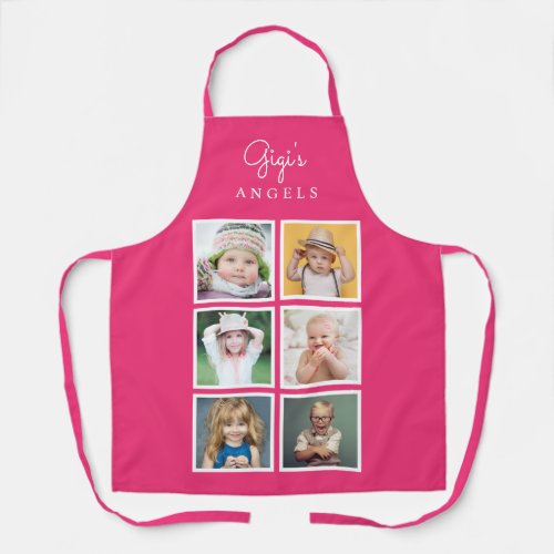 Gigis Angels Custom Six Photo Template Apron