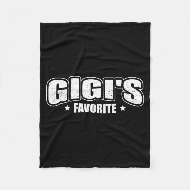 Gigi's Favorite  Fleece Blanket (Front)