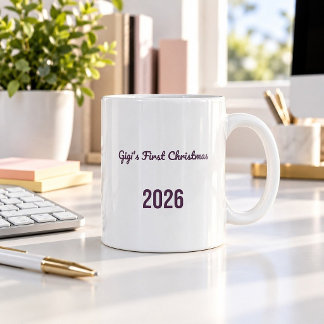 Gigi's First Christmas 2026 Funny Mug
