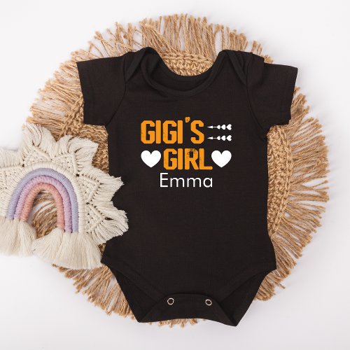 Gigis Girl Baby Shower Gift Personalized Baby Bodysuit
