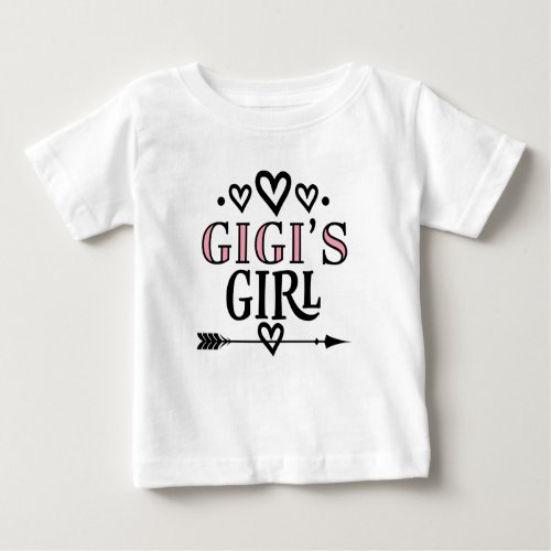 Gigis Girl Cute Granddaughter Gift Baby T_Shirt