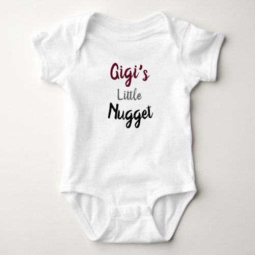 Gigis Little Nugget Baby Bodysuit