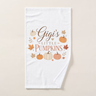 Gigi's Little Pumpkins Thanksgiving Hand Towel