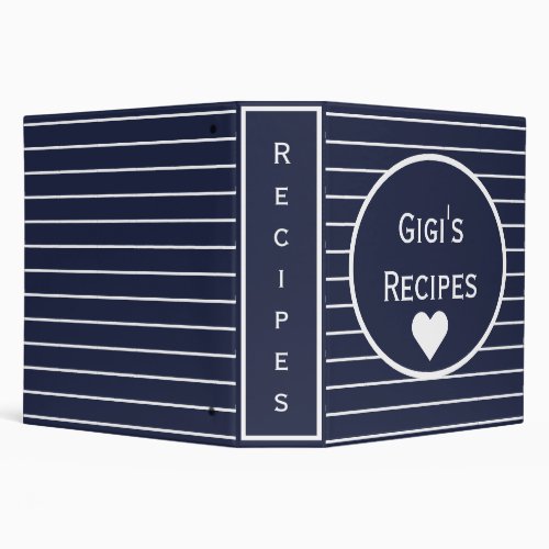 Gigis Recipe Binder