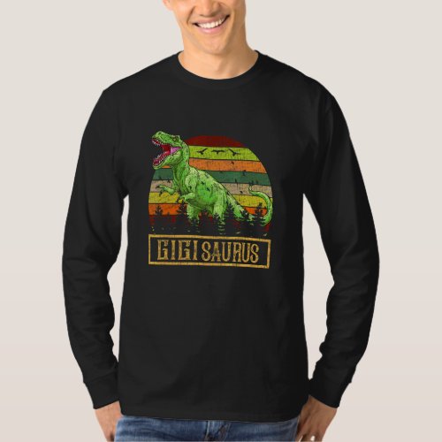 Gigisaurus Rex Dinosaur Gigi Saurus Family Matchin T_Shirt