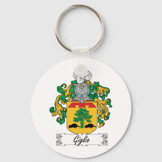 Giglio Family Crest Keychain