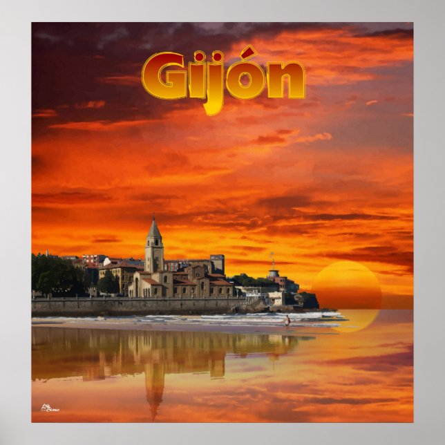 Gijón Poster (Front)