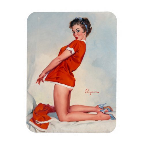 Gil Elvgren  _ Vintage pin up girl art  Magnet 