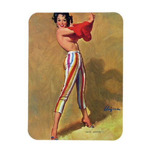 Gil Elvgren  Vintage pin up girl   Magnet