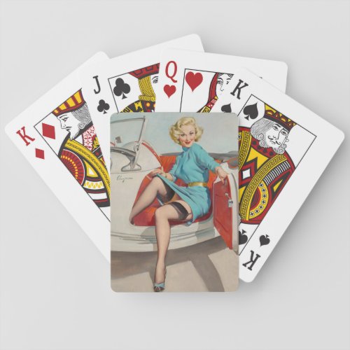 Gil Elvgren  Vintage pin up girl   Playing Cards