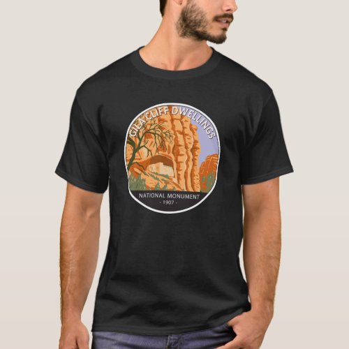 Gila Cliff Dwellings National Monument Circle T_Shirt