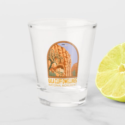 Gila Cliff Dwellings National Monument New Mexico  Shot Glass