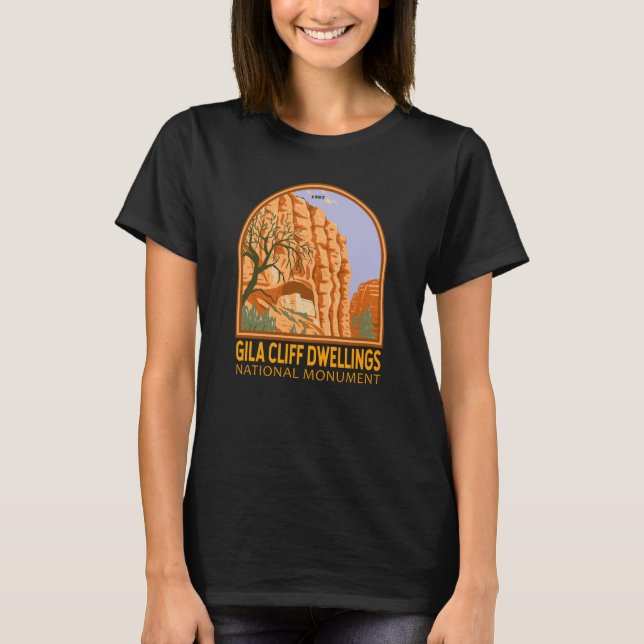 Gila Cliff Dwellings National Monument New Mexico T-Shirt (Front)