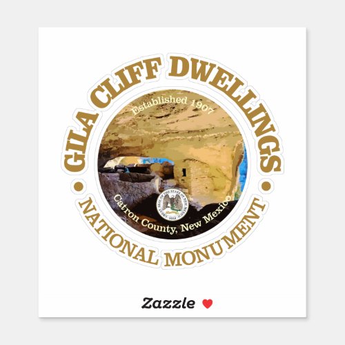 Gila Cliff Dwellings NM Sticker