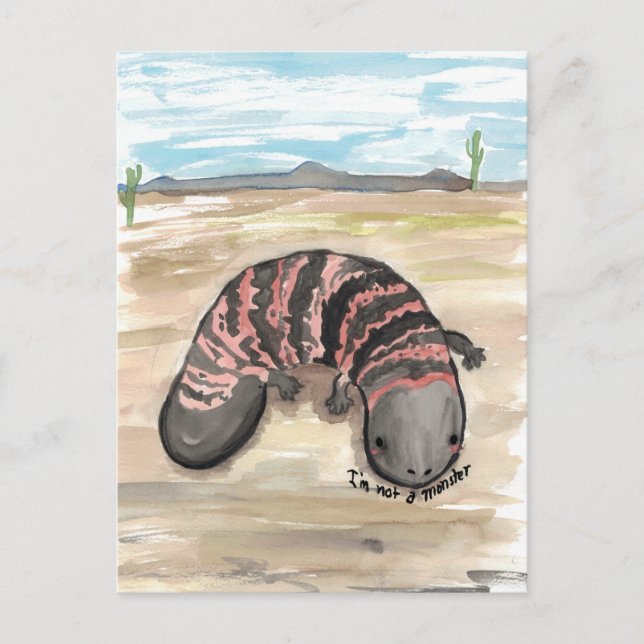 Gila (I'm not a) Monster Postcard (Front)